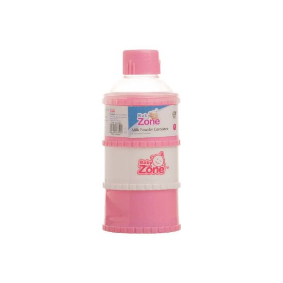 Picture of BABY ZONE POWDER CONTAINER مقسم حليب 3 طبقات شفاف BLF 8349