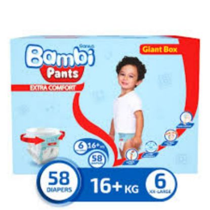 Picture of BAMBI PANTS SIZE (6) JUMBO BOX 58 PANTS XXL