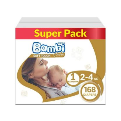 Picture of BAMBI SUPER PACK NEW BORN 1 X 168 BOX 21206