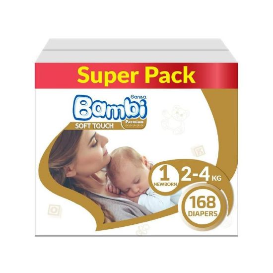 Picture of BAMBI SUPER PACK NEW BORN 1 X 168 BOX 21206