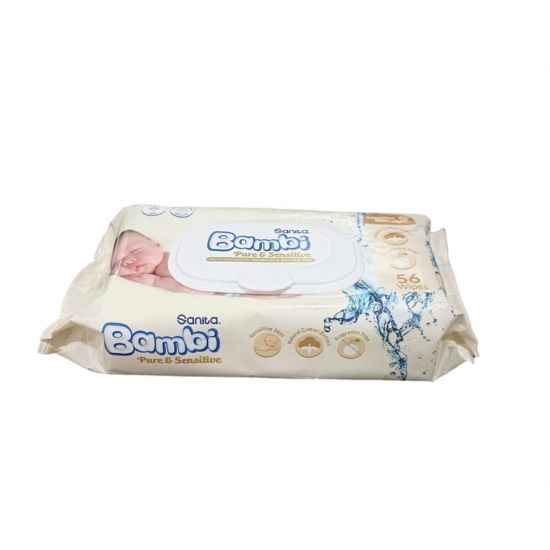 Picture of BAMBI WET WIPES PURE SENS 12X64 WB143R-1966