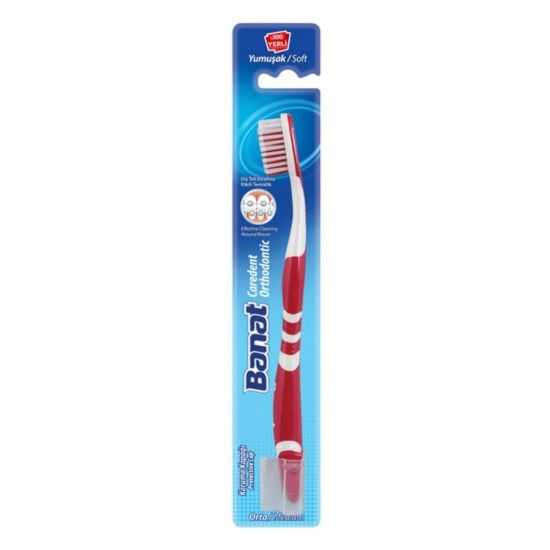 Picture of BANAT TOOTH BRUSH CAEDENT ORTHODONTIC SOFT 500254-1476