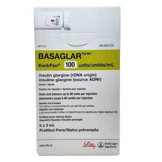 Picture of BASAGLAR 100U/ML 3ML 5 PENS ***