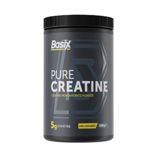 Picture of BASIX PURE CREATINE - UNFLAVORED - 500 GM