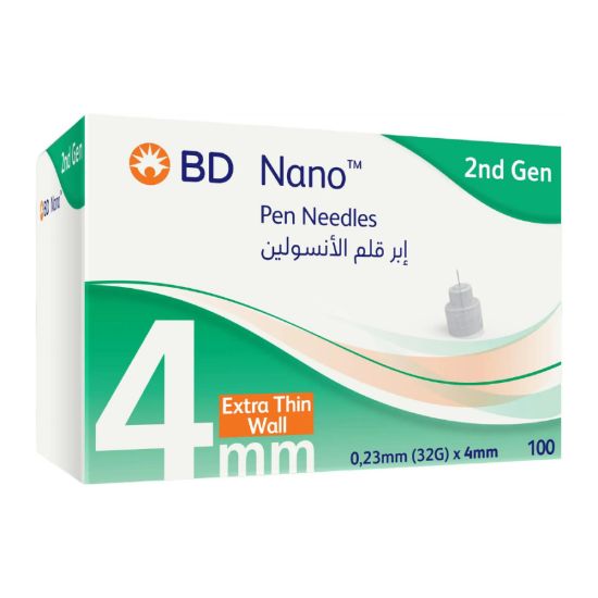صورة بى دى نانو ابر قلم الانسولين  الجين الثاني 4mm