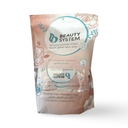 Picture of BEAUTY SYSTEM FEMININE WIPES FOR INTIMATE AREAS 25 WIPES