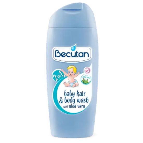 Picture of BECUTAN BABY HAIR & BODY WASH W ALOE VERA 200 ML
