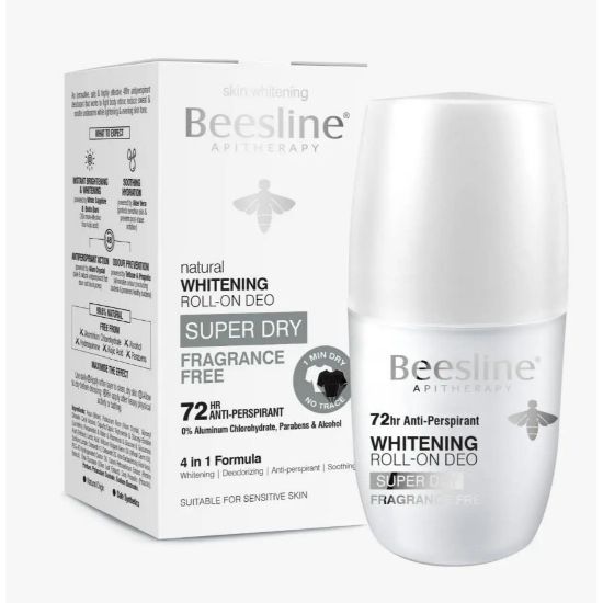 Picture of BEESLINE WHITE-ROLL ON DEO 45C  HEAT PROTECTION 72H MEN 8203