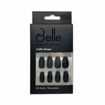 صورة أظافر صناعية بحافة مربعة - AC-00058