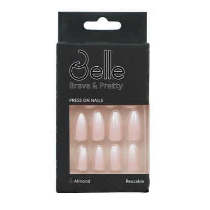 Picture of BELLE PRESS ON NAILS (WARD) ALMOND SHAPE GLOSSY OMBRE LIGHT