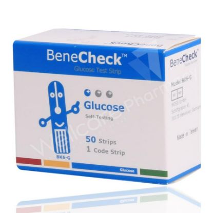 Picture of BENECHECK GLUCOSE TEST STRIP 50 PCS BK6-G 2293