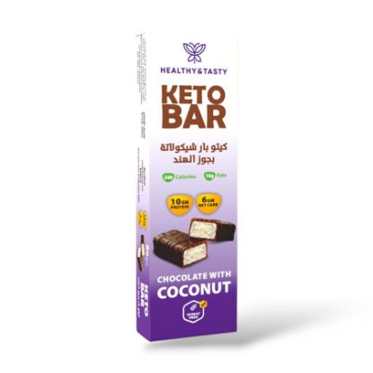 Picture of BEST NATURAL KETO BAR CHOCOLATE WITH COCONUT 60 G