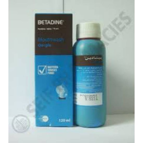Picture of Betadine 1% Gargle M.W 120 Ml