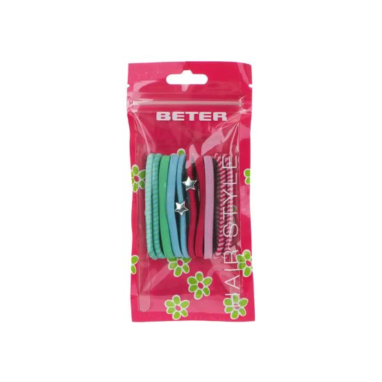 Picture of BETER 19008 FLOWER ELASTICS& CLICKS CLACKS -4  PCS.*O.