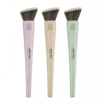 Picture of BETER 22303 SLANTED FLAT TOP KABUKI BRUSHSYNTHETIC HAIR NAT