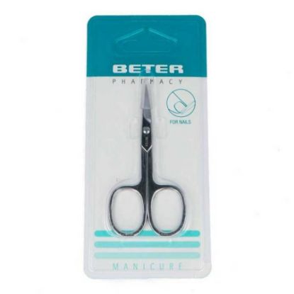 Picture of BETER 24064 CHROMED STRAIGHT POINT MANICURE NAIL SCISSORS.**