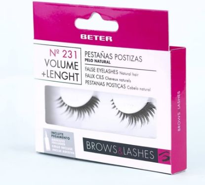 Picture of BETER 44231 BROWS&LASHES FALSE EYELASHES Nْْ 231 VOLUME&LENG
