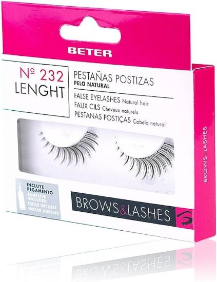 Picture of BETER 44232 BROWS&LASHES FALSE EYELASHES Nْْ 232 LENGHT