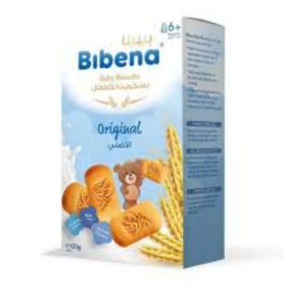 Picture of BIBENA BABY BISCUITS ORIGINAL 6+ 120 G X 16 - 0462