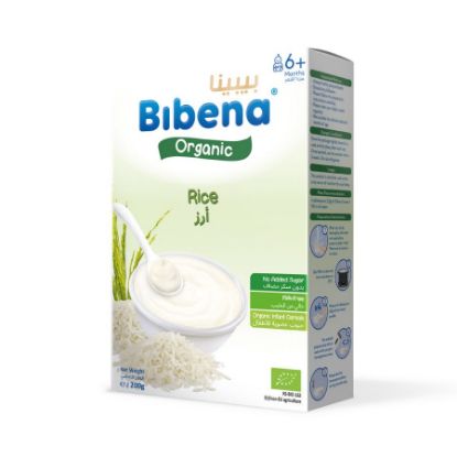 Picture of BIBENA CEREAL ORGANIC RICE 6+ 200 G X 14 - 0516