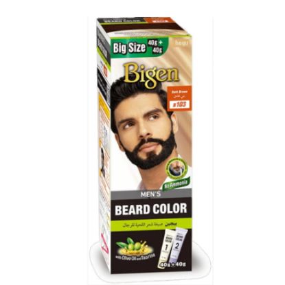 Picture of BIGEN MENS BEARD DARK BROWN B103 40+40 G 3246