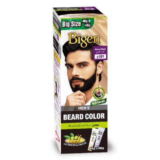 Picture of BIGEN MENS BEARD NATURAL BLACK B101 40+40 G 3222