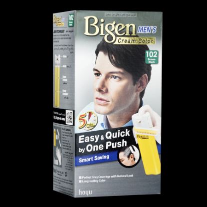 Picture of BIGEN MENS CREAM COLOR BROWN BLACK C102 - 1166