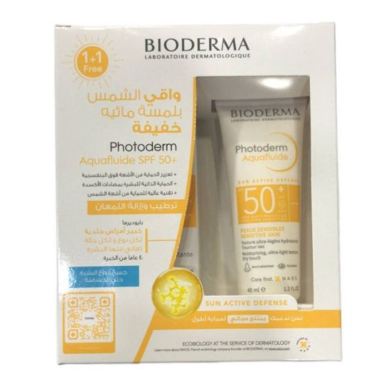 صورة بيوديرما فوتوديرم واقى شمس عبوة ترويجية 1+1 اكوافلويد