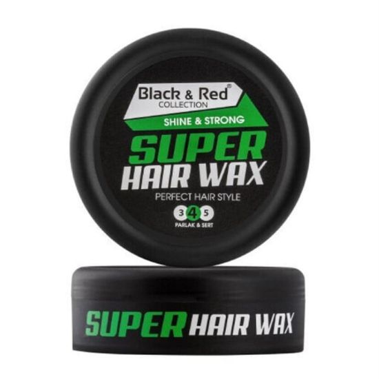 Picture of BLACK RED SUPER HAIR WAX 150 ML SHINE & STRONG GREEN
