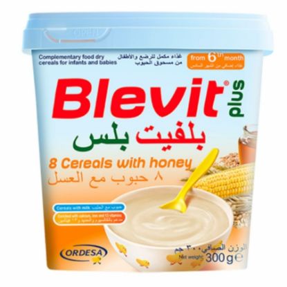 Picture of BLEVIT PLUS 8 CEREALS WITH HONEY 300 G
