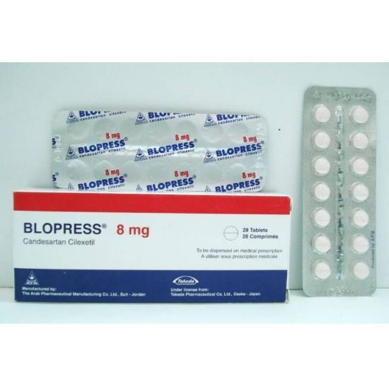 Picture of BLOPRESS 8 MG 28 TAB