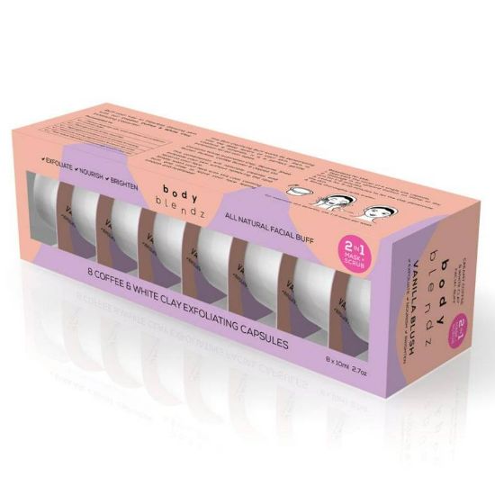 Picture of BODY BLENDZ COFFEE & WHITE CLAY CAPSULES 8 X 10 ML