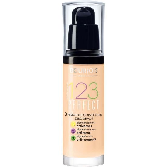 Picture of BOURJOIS 123 PERFECT FOUNDATION N 51 LIGHT VANILLA 30 ML 51#