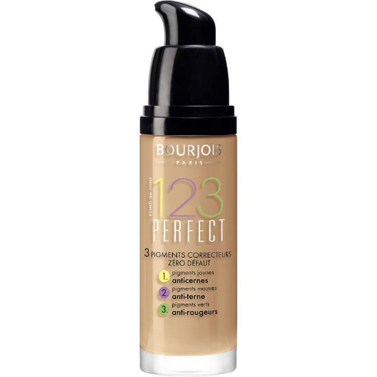 Picture of BOURJOIS 123 PERFECT FOUNDATION N 57 LIGHT BRONZE 30 ML 570#