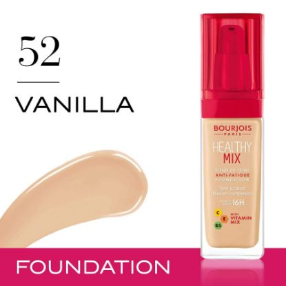 Picture of BOURJOIS 52 VANILLA HEALTHY MIX FOUNDATION 7180 30ML- 6065