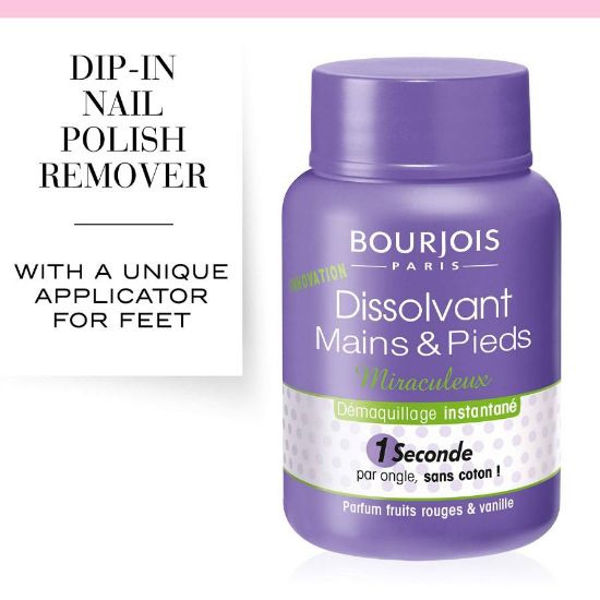 Picture of BOURJOIS MAGIC NAIL POLISH REMOVER HANDS & FEET RED FRUIT &