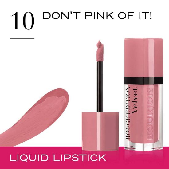 Picture of BOURJOIS ROUGE EDITION VELVET 10 DONT PINK OF IT 1010