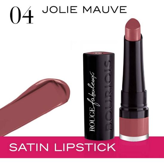 Picture of BOURJOIS ROUGE FABULEUX LIPSTICK 04 JOLIE MAUVE 2.3 G 5387
