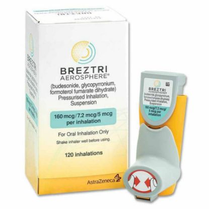 صورة Breztri 5/7.2/160 Mcg 120 Doses
