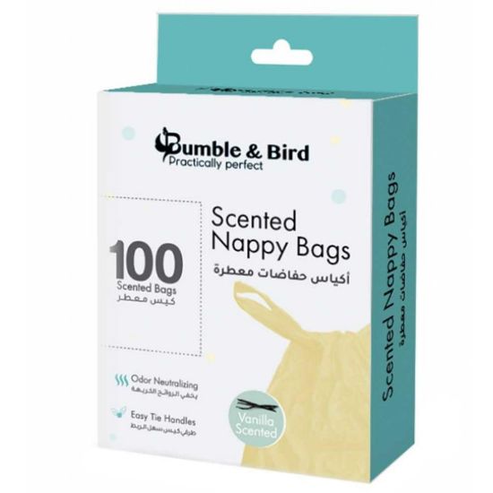 Picture of BUMBLE & BIRD - BIODEGRADABLE NAPPY SCENTED BAGS - 100'S - I