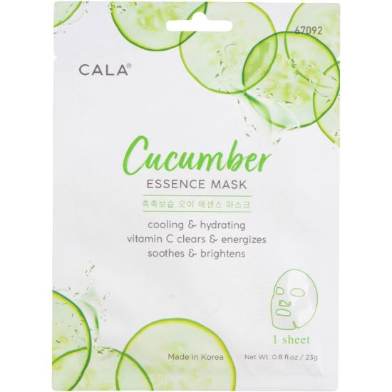 Picture of CALA #67092 CUCUMBER ESSENCE FACIAL MASK 1 SHEET 23 G