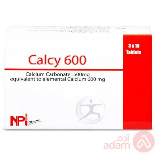 Picture of CALCY 600 1500 MG 30 TAB