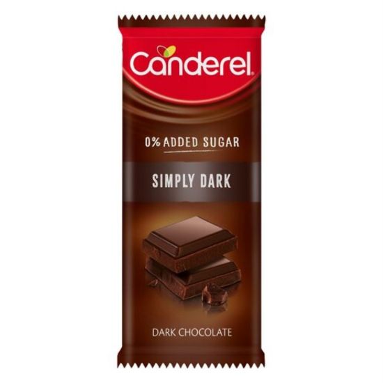 Picture of CANDEREL CHOCO SLAB DARK 100G