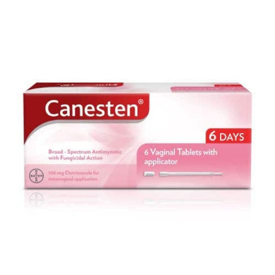 Picture of CANESTEN 0.1 G VAG 6 TAB