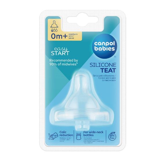 Picture of CANPOL BABIES EASYTART SILCONE TEAT 3M+ 21/720- 7208