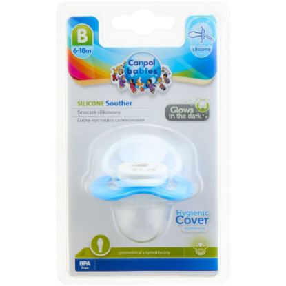 Picture of CANPOL BABIES SILCONE SOOTHER 6-18M -22/545 -5456