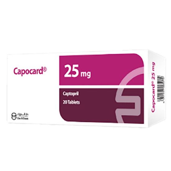 Picture of CAPOCARD 25 MG 20 TAB#
