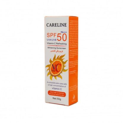 Picture of CARELINE  SUNSCREEN 50SPF VITAMIN C 50G