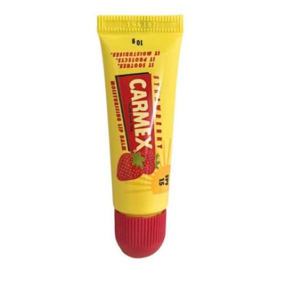 Picture of CARMEX STRAWBERRY LIP BALM IN TUBE 10 GM