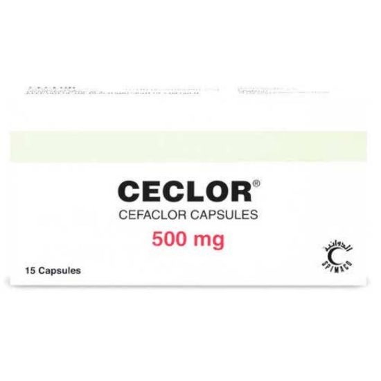 Picture of CECLOR 500 MG 15 CAP